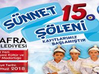 BAFRA BELEDİYESİ 15. SÜNNET ŞÖLENİ KAYITLARI BAŞLADI