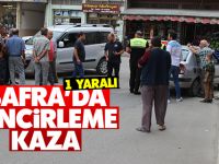 Bafra'da Zincirleme Kaza 1 Yaralı