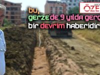 Gerze alt yapıda devrim yapıyor