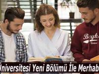 Beykoz Üniversitesi Yeni Bölümü İle Merhaba Diyor