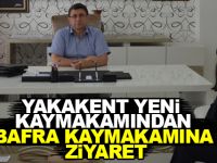 Yeni Kaymakamdan Bafra Kaymakamına Ziyaret