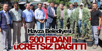 Havza Belediyesi 500 Fidanı Ücretsiz