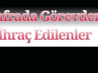 Bafrada Görevden İhraç Edilenler