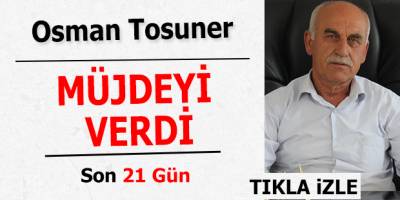 Ziraat Odası Üreticilere Müjdeyi verdi Son 21 Gün