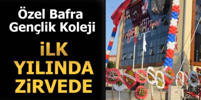 Özel Bafra Gençlik Koleji Ortaokulu İlk Yılında Zirvede