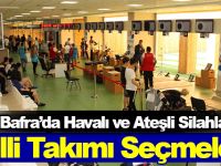 Bafra'da Havalı ve Ateşli Silahlar Milli Takımı seçmeleri