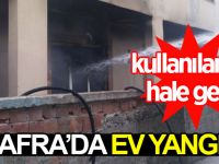 Bafra'da Ev Yangını:Kullanılamaz Hale Geldi!