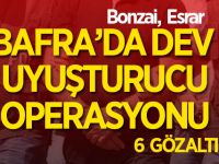 Bafra'da Dev Uyuşturucu Operasyonu:6 Gözaltı