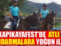 Kapıkayafest'e Atlı Jandarmalara Yoğun İlgi