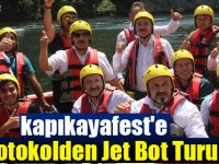 Kapıkayafest'e Protokolden Jet Bot Turu