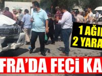 Bafra'da Feci Kaza 1 Ağır 2 Yaralı