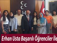 Erhan Usta Başarılı Öğrenciler İle Buluştu