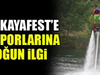 Kapıkayafest'e Su Sporlarına Yoğun İlgi