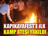 Kapıkayafest’e İlk Kamp Ateşi Yakıldı
