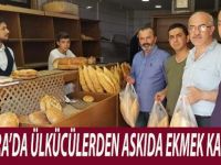 BAFRA’DA ÜLKÜCÜLERDEN ASKIDA EKMEK KAMPANYASI