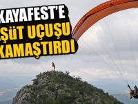 Kapıkayafest'e Paraşüt Uçuşu Göz Kamaştırdı