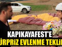 Kapıkayafest'e Sürpriz Evlenme Teklifi