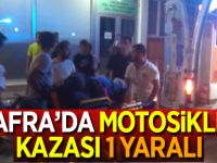 Bafra’da Motosiklet Kazası 1 Yaralı