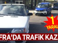 Bafra'da Trafik Kazası 1 Yaralı