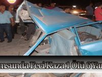 Samsunda Feci Kaza 1 Ölü 6 Yaralı