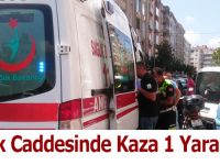 Gençlik Caddesinde Kaza 1 Yaralı