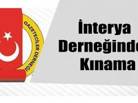 İnterya Derneğinden Kınama
