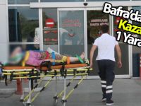 Bafra'da Trafik Kazası: 1 Yaralı