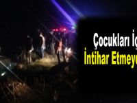 Köprüde intihar girişimini polis önledi.