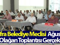 BAFRA BELEDİYE MECLİSİ AĞUSTOS AYI OLAĞAN TOPLANTISINI GERÇEKLEŞTİRDİ