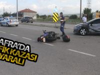 Bafra'da Trafik Kazası 1 Yaralı