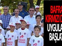 Bafra'da Kırmızı Düdük Uygulaması