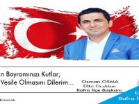 Bafra Ülkü Ocakları Başkanı Osman Osma Bayram Mesajı