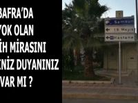 Bafra'da yok olan tarih mirasını göreniniz duyanınız var mı?