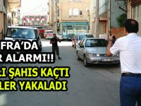 Bafra'da satırlı şahış yakalandı