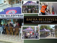 BAFRA BELEDİYESİ TAZİYE ÇADIRI İLE TAKDİR TOPLUYOR