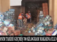 Son kullanım tarihi geçmiş 700 kilogram makarna ele geçirildi