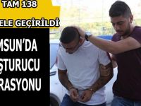 Samsun'da uyuşturucu operasyonu