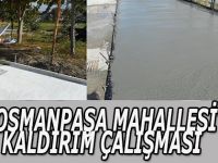 GAZİOSMANPAŞA MAHALLESİ' NDE KALDIRIM ÇALIŞMASI