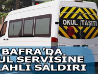 Bafra'da Okul Servisine Silahlı Saldırı