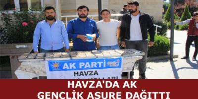 Havza'da Ak Gençlik Aşure Dağıttı
