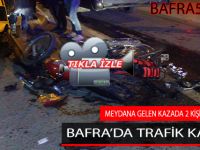 Bafra’da Trafik Kazası; 2 Yaralı