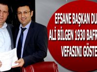 EFSANE BAŞKAN DURSUN ALİ BİLGEN 1930 BAFRASPOR’A VEFASINI GÖSTERDİ