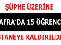 ŞÜPHE ÜZERİNE BAFRA’DA 15 ÖĞRENCİ HASTANEYE KALDIRILDI !!!