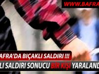 Bafra'da Bıçaklı Saldırı !!!