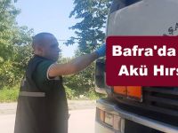 Bafra'da Moda Akü Hırsızlığı