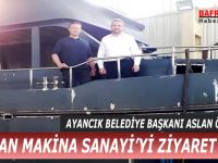 AYANCIK BELEDİYE BAŞKANI ÖZDEMİR, DAMSAN MAKİNA SANAYİ’Yİ ZİYARET ETTİ