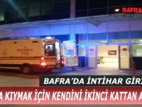Canına Kıymak İçin Kendini İkinci Kattan Aşağı Bıraktı !!!