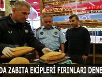 Bafra'da Zabıta Ekipleri Fırınları Denetliyor