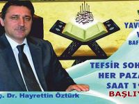 TEFSİR DERSLERİ BAŞLIYOR