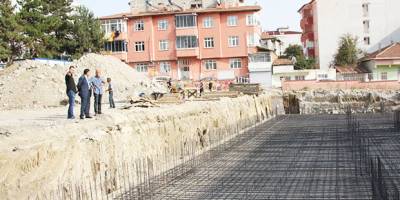 Havza'da Yıkılan Okul İnşaatı başlandı